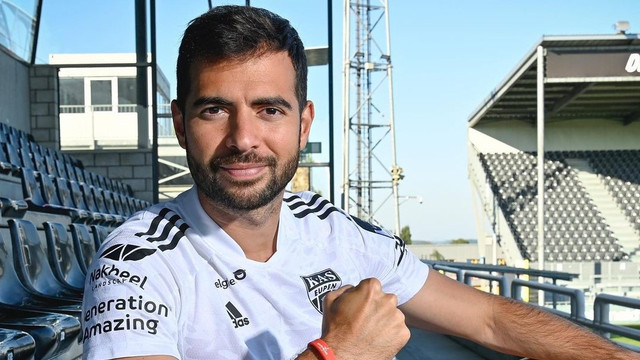 Jordi Amat saat masih membela KAS Eupen. Foto: Instagram/@kaseupenofficial