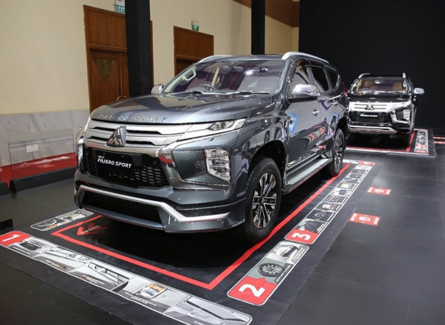 Mitsubishi Pajero Sport di Gaikindo Jakarta Auto Week 2022. Foto: MMKSI