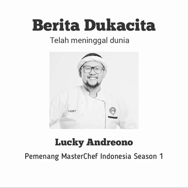  Lucky Andreono, Masterchef Indonesia season 1 Foto: Instagram/@masterchefindonesia_season9