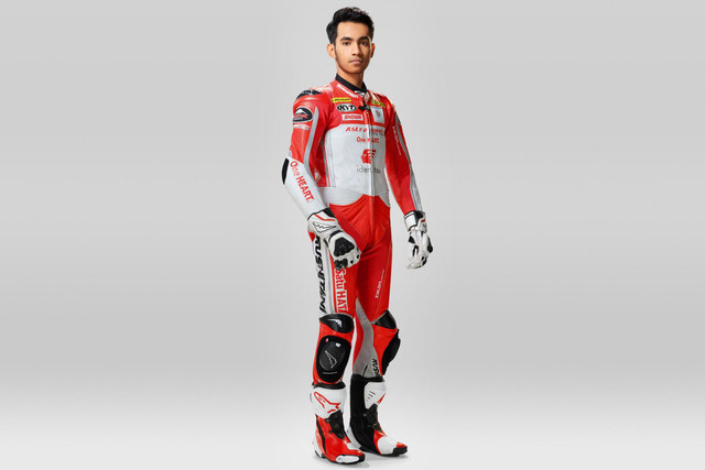 Andi Gilang, pebalap Astra Honda Racing Team di Asia Road Race Championship.  Foto: Dok. Astra Honda Racing Team 2022