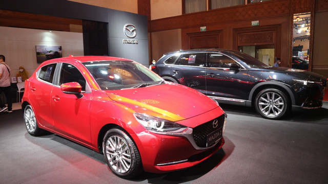 Teaser Mazda CX-5 terbaru 2022. Foto: Ghulam Muhammad Nayazri / kumparanOTO