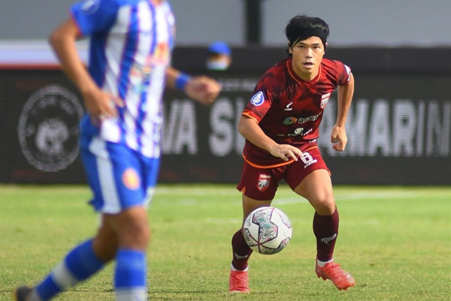 Pemain Borneo FC, Kei Hirose (kanan). Foto: Instagram/@borneofc.id