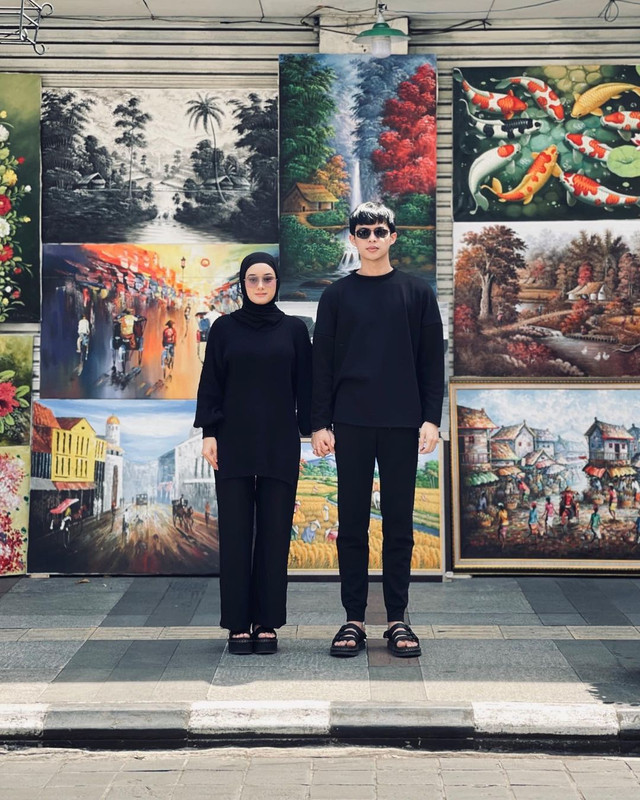 Dinda Hauw dan Rey Mbayang. Foto: Instagram/@dindahw