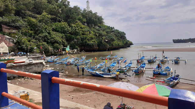 Suasana kawasan wisata yang sepi pengunjung. Foto: erfanto/Tugu Jogja 
