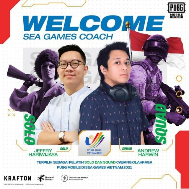 Coach PUBG SEA Games 2022 (Sumber: Instagram pubgmobile.esports.id)