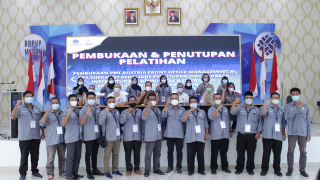 Penutupan Diklat Metodologi Level 3 Instruktur sumber : Maria/dokumen BBPVP medan