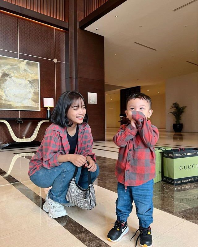 Fuji dan Gala Sky. Foto: Instagram/@fuji_an