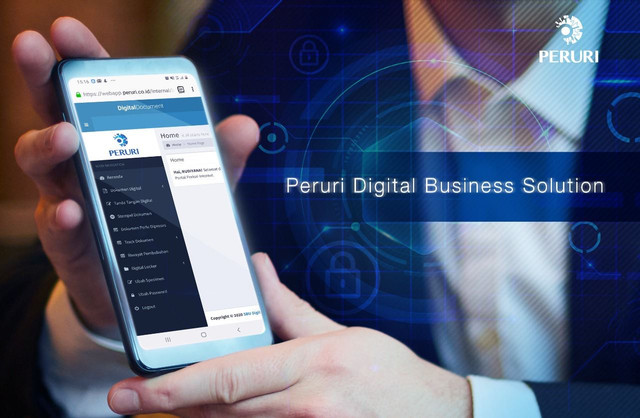 Layanan digital Peruri. Foto: Dok. Peruri