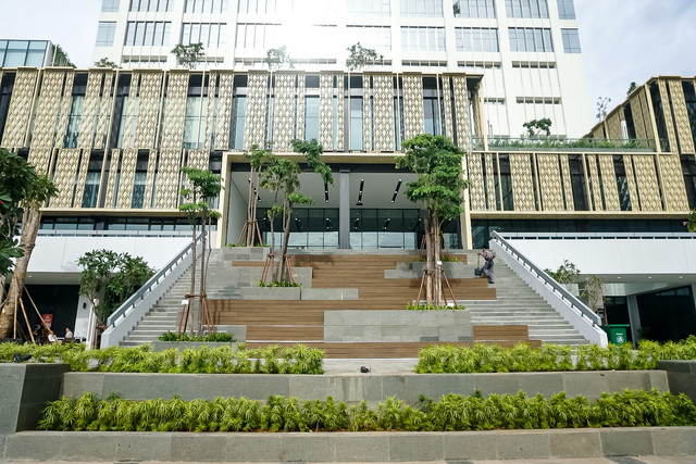 Tampilan gedung Plaza Sarinah. Foto: Iqbal Firdaus/kumparan