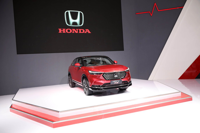 Honda HR-V RS di pameran Indonesia International Motor Show (IIMS) Hybrid 2022 di JIExpo Kemayoran, Jakarta, Kamis (31/3). Foto: Aditia Noviansyah/kumparan