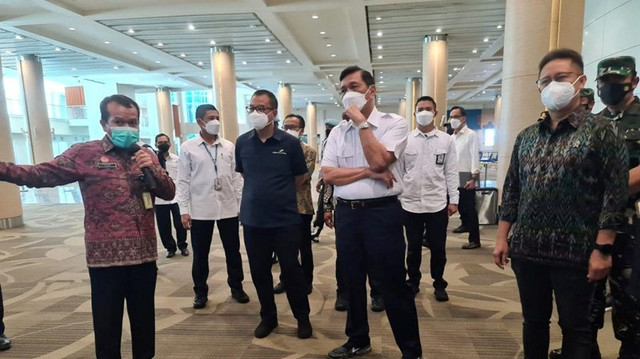 Menteri Luhut B Pandjaitan dalam salah-satu kegiatan terkait persiapan KTT G20 - IST