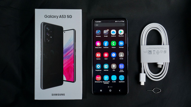 Ilustrasi Samsung Galaxy A53. Foto: Kevin S. Kurnianto/kumparan