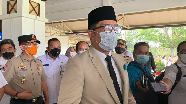 Gubernur Jawa Barat Ridwan Kamil di IPDN Jatinangor. Foto: Dok. Ulfah Salsabila