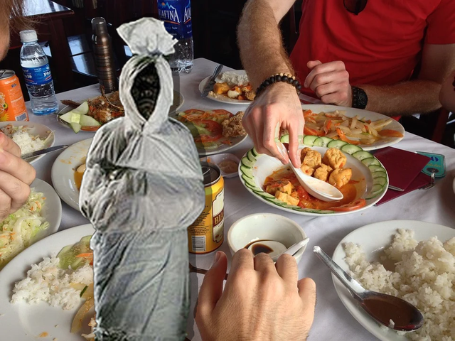 Ilustrasi pesugihan pocong, dok: Pribadi