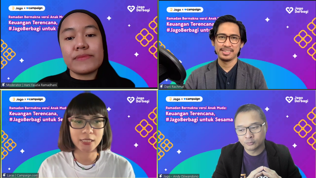 Kolaborasi Bank Jago dan Campaign.com bertujuan meningkatkan literasi finansial di kalangan anak muda. Keduanya akan melakukan serangkaian kegiatan terkait pengelolaan keuangan. Foto: dok. Bank Jago