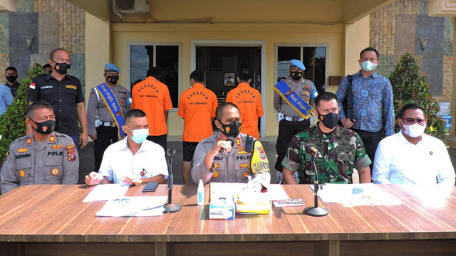 Polisi dan TNI mengungkap penyeludupan 17 PMI illegal di Perairan Asahan. Foto: Polres Asahan