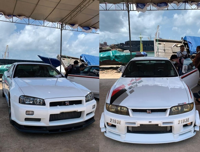 Mobil mewah hasil tangkapan BC Batam dilelang. (Foto: Reza/Batamnews)
