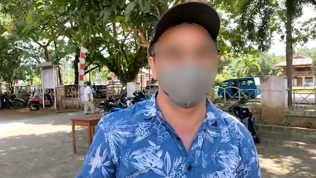 MT, oknum guru terduga peremas payudara siswi SMA Motoling di Kabupaten Minahasa Selatan, Sulawesi Utara