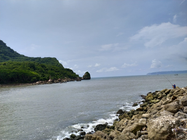 Pantai Puger, Jember, Jawa Timur (Sumber: Foto Pribadi)