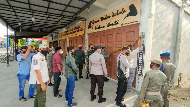 Lokasi tempat keramaian yang melibatkan selebgram di Lhokseumawe. Foto: Polisi