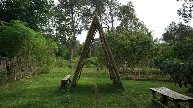 Potret wisata camping ground kampung gelam Palembang, Sabtu (16/10) Foto: abp/Urban Id