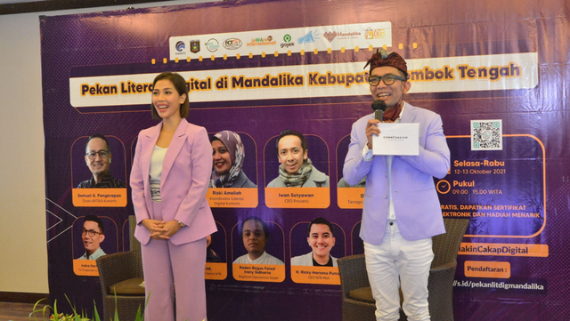 Pekan Literasi Digital di Mandalika, Lombok Tengah. Foto: Dok. Istimewa