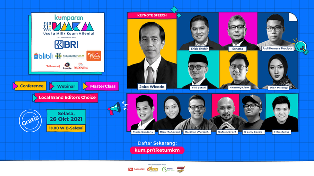 Daftar pembicara Festival UMKM kumparan 2021