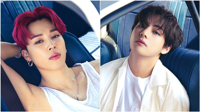 Jimin dan V BTS dok IG bts.bighitofficial