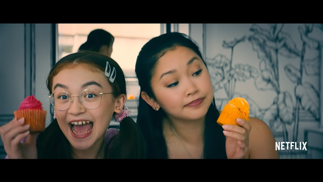 Kitty (kiri) dan Lara Jean (kanan) dok Netflix