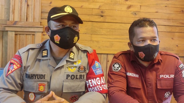 Kabag Ops Polresta Banda Aceh AKP Iswahyudi saat memberi penjelasan dalam tayangan video yang dikirim Bagian Humas Kepolisian Resor Kota Banda Aceh kepada jurnalis, Selasa (19/10) sore. Foto: Dok. Polresta Banda Aceh