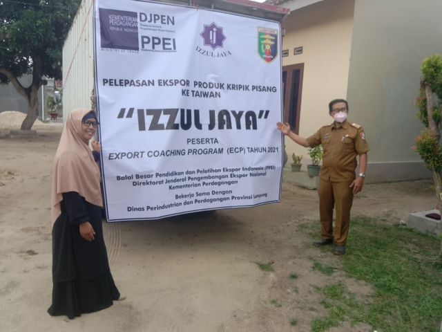 Produsen Kripik Pisang Izzul Jaya Ekspor ke Taiwan (Dokumentasi Pribadi)