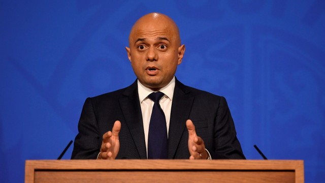 Menteri Kesehatan Inggris Sajid Javid. Foto: Toby Melville/REUTERS