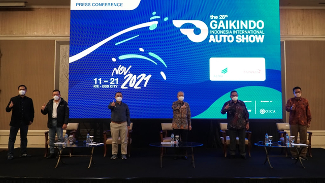 Konferensi pers GIIAS 2021 Foto: dok. Seven Event