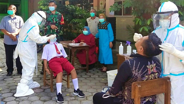 Pemkot Kediri Waspada, 3 Siswa Positif COVID-19 Pada Tes Rapid Acak di Sekolah. Foto: Dok. Istimewa