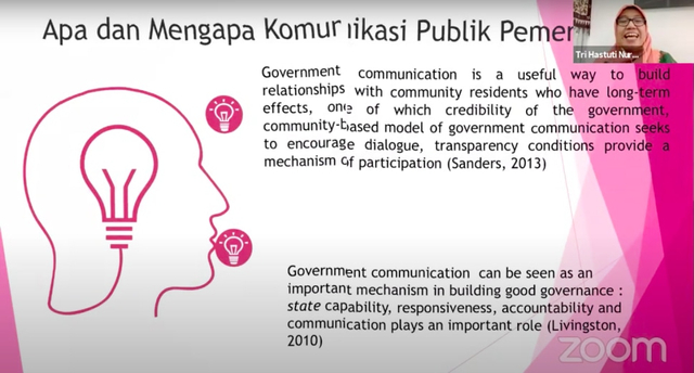 Webminar Inagurasi Ilmu Komunikasi UMY 2021 "Komunikasi Publik Pemerintah di Era Post Truth"