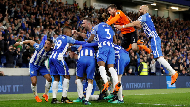 Brighton & Hove Albion vs Manchester United (Foto: Paul Childs/Reuters)