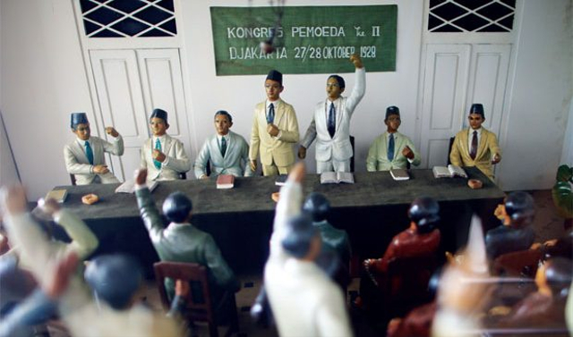 Ilustrasi Kronologi Peristiwa Sumpah Pemuda pada Tahun 1928. Sumber: kemdikbud.go.id