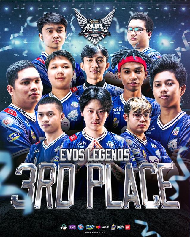 Pemain Evos Legends. Foto: Instagram/@evosesports