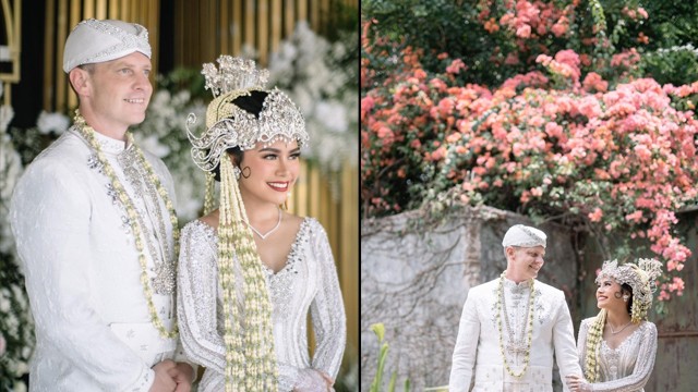 Bule Australia menikahi perempuan Cilegon. (Foto: @robertsonsyans/Instagram)