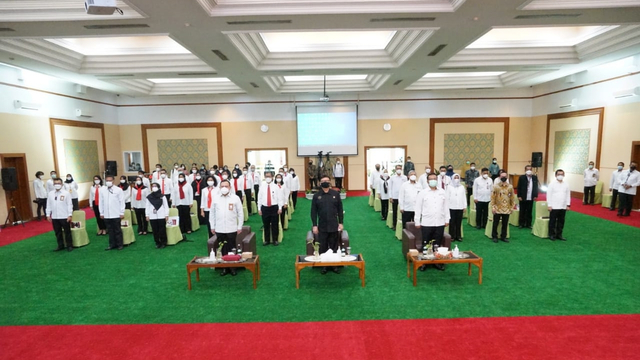 Ketua KPK Firli Bahuri tutup gelaran orientasi pegawai ASN KPK. Foto: Humas KPK