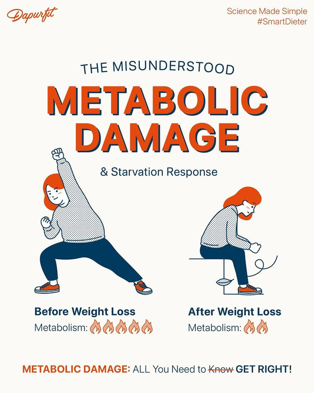 Bahas mitos mengenai metabolic damage bersama Dapurfit (sumber: instagram Dapurfit)