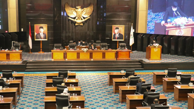 Rapat paripurna bersama Dewan Perwakilan Rakyat Daerah (DPRD) DKI Jakarta. Foto: PPID DKI Jakarta