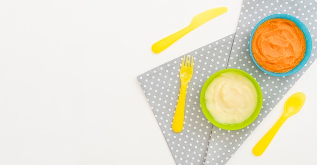 Ilustrasi makanan selingan untuk bayi 6 bulan. Sumber: Freepik