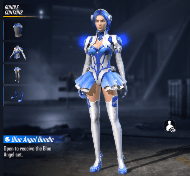 Bundle Blue Angel FF (Sumber: Garena FF)