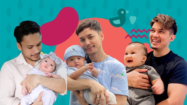 Selebriti yang baru jadi ayah di tahun 2021.  Foto: Instagram