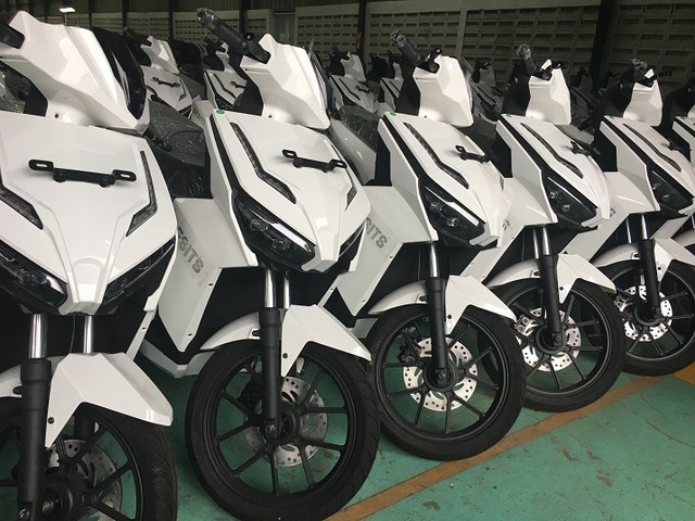 Fasilitas perakitan sepeda motor listrik GESITS Foto: Sena Pratama/kumparan