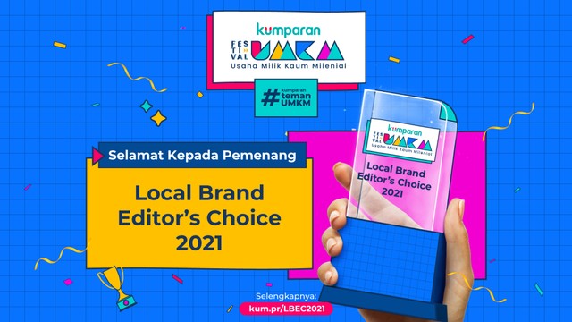 Local Brand Editor's Choice Festival UMKM kumparan 2021 dok kumparan