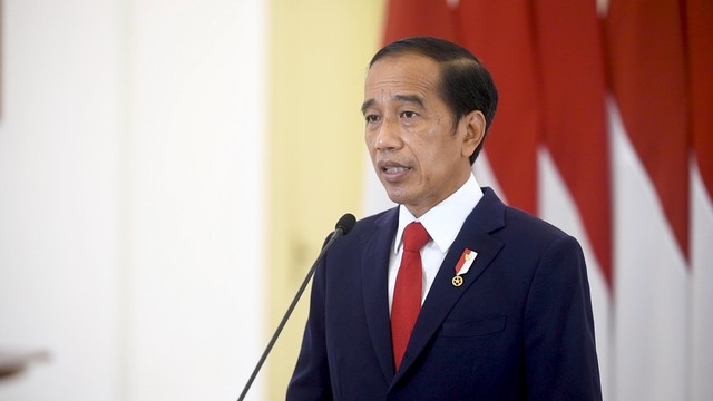 Presiden Joko Widodo memperingati Hari Sumpah Pemuda ke-93 secara virtual di Istana Bogor. Foto: Dok. Biro Pers Setpres