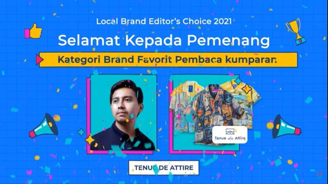 Pemenang Local Brand Editor's Choice 2021 Festival UMKM kumparan kategori Brand Favorit Pembaca kumparan. Foto: kumparan