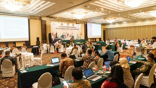 Raker KPK di Hotel Bintang 5 di Yogyakarta. Foto: KPK